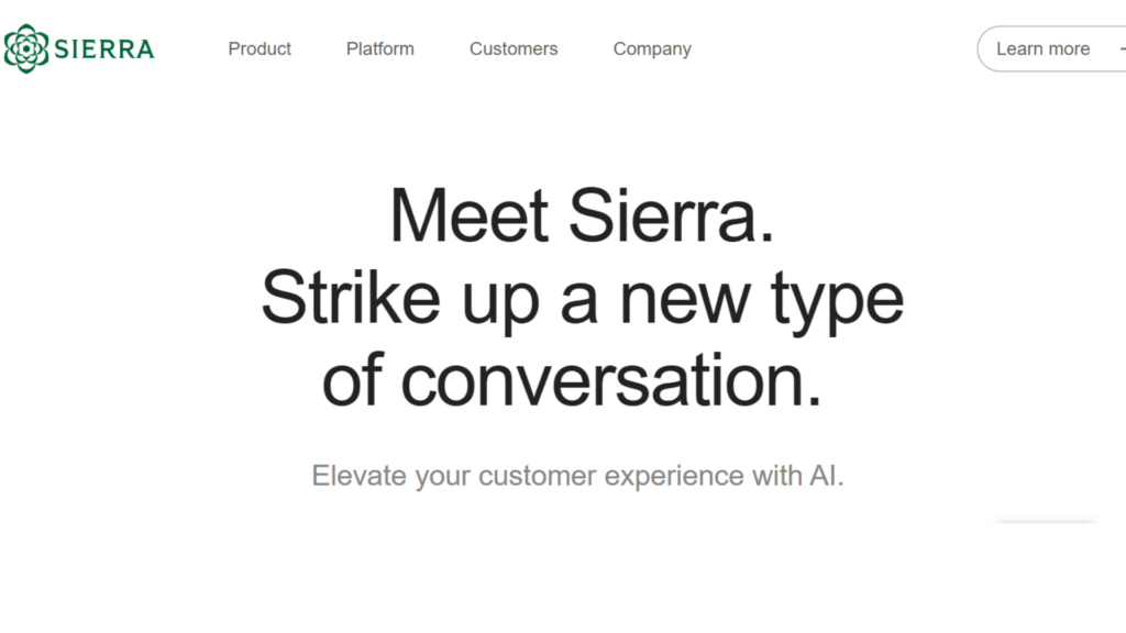 Sierra AI - Conversational AI Agent