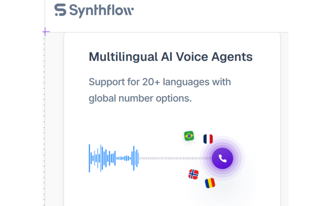 Multilingual Capabilities of Synthflow AI