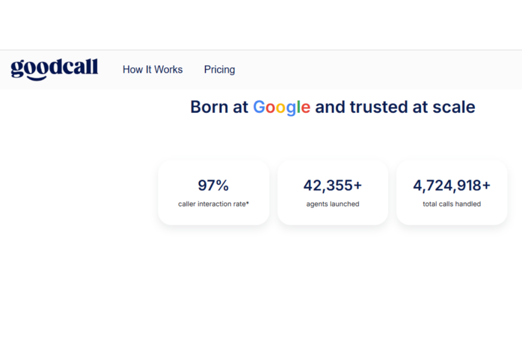 What is Goodcall AI?