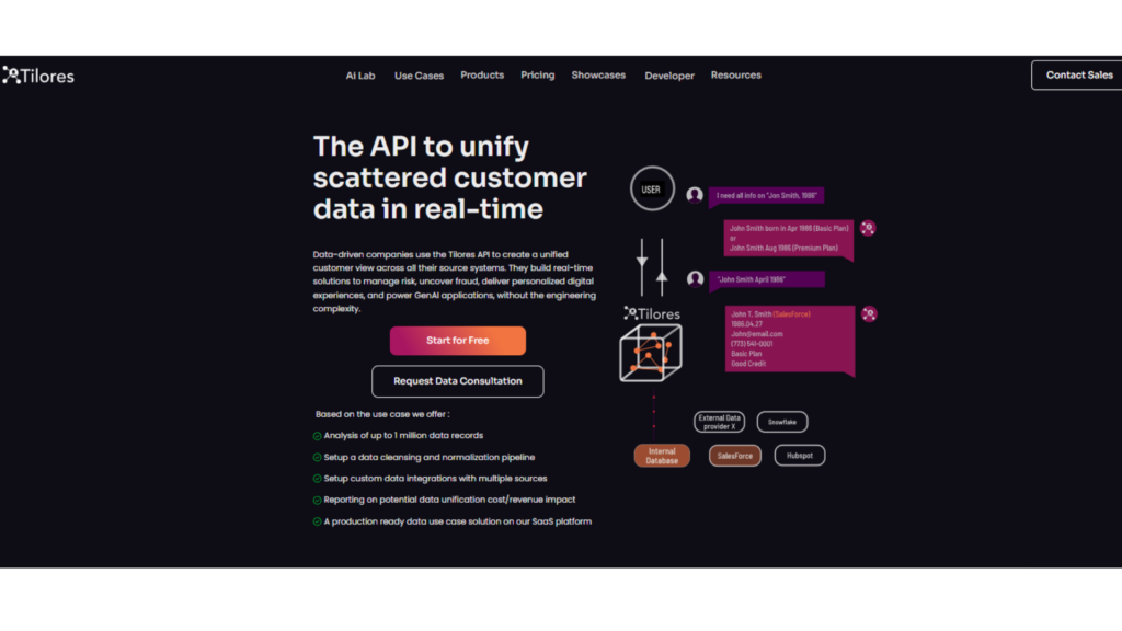 Tilores - No-Code Identity Resolution Platform