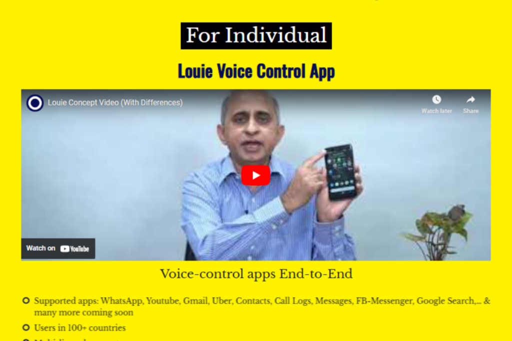 YouTube Voice Commands of Louie Voice