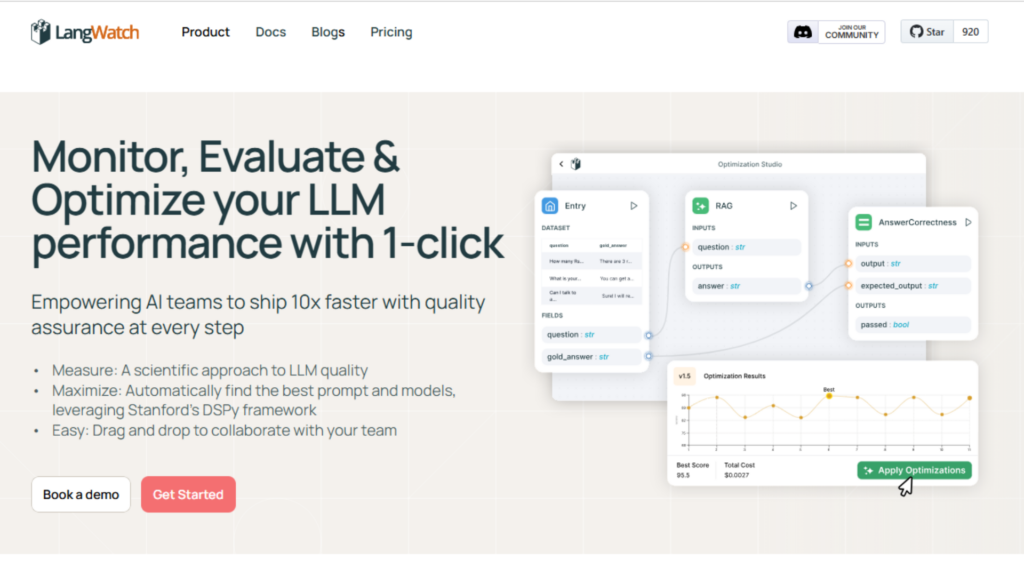 LangWatch - LLMops Platform