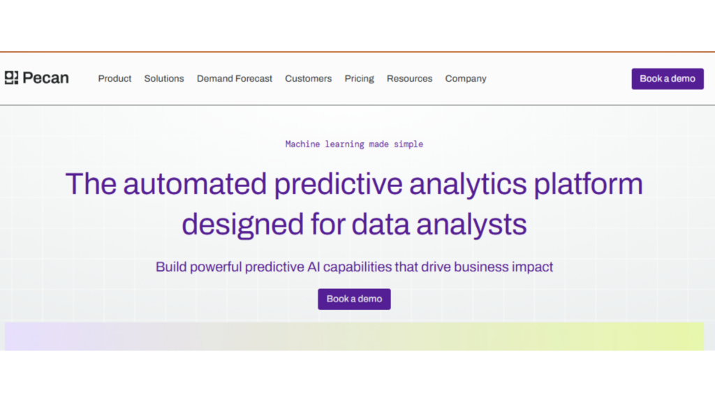Pecan AI - Predictive Analytics Software