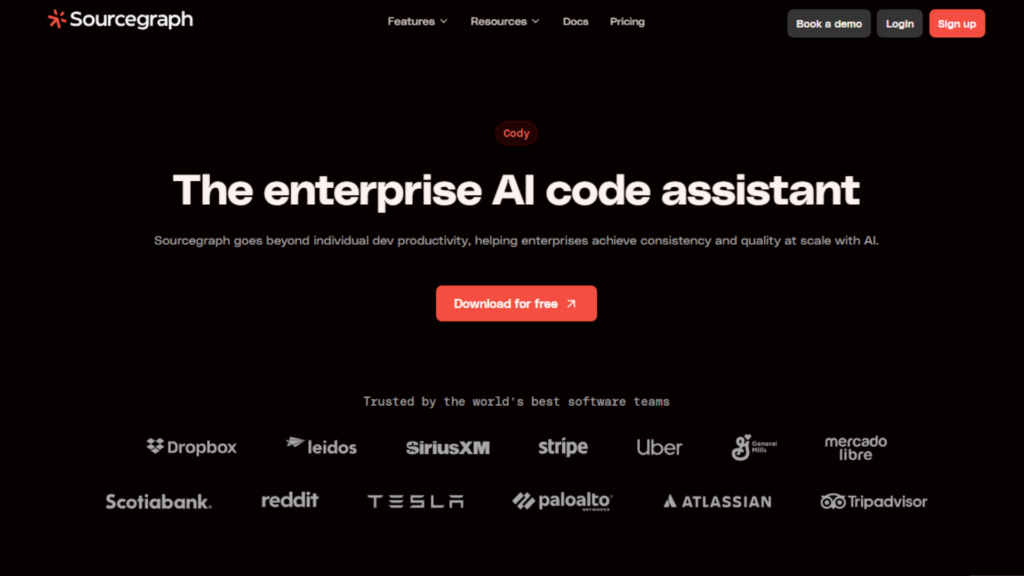 Sourcegraph Cody AI - AI Coding Assistant